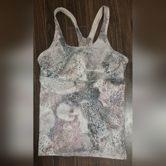 Lululemon Crossback Tank Sugar Crush Multi / Silver Fox - Picture 3 of 9